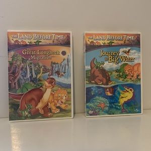 Land Before Time: 2 DVDs “Great Longneck Migration” - “Journey to Big Water”